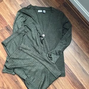 SOLD Chico’s Cardigan and Pants Set